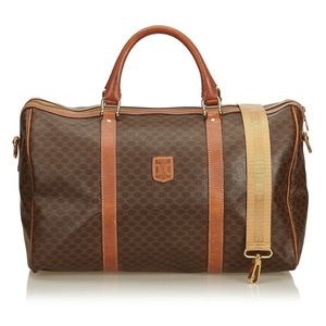 Celine Macadam Duffle/ Doctor Bag- Brown